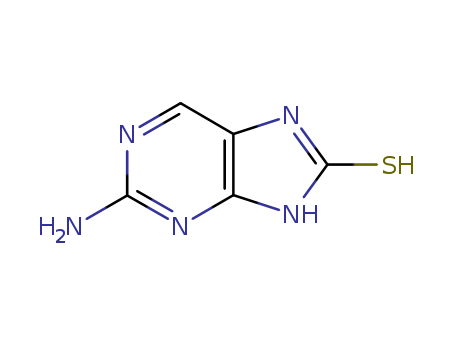 8H-Purine-8-thione,2-amino-7,9-dihydro- cas  1196-80-1