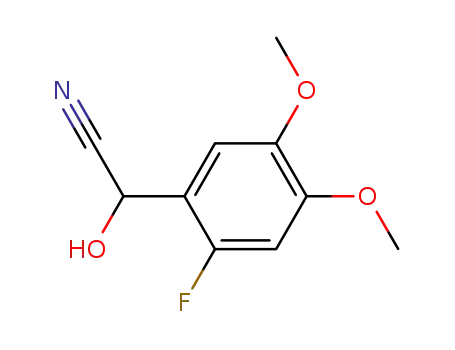 (2-플루오로-4,5-디메톡시페닐)-(R)-히드록시아세토니트릴