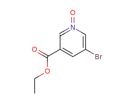 Molecular Structure of 279248-42-9 (Ethyl 5-bromonicotinate 1-oxide)