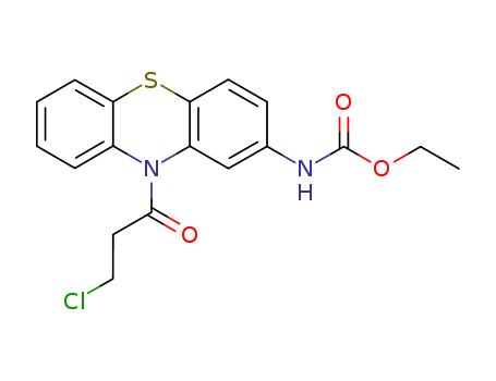 ETHYL 10-(B-CHLOROPROPIONYL)PHENOTHIAZINE-2-CARBAMATE