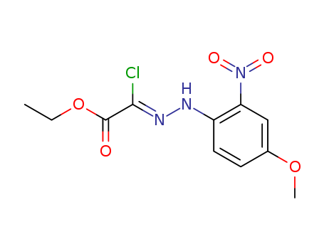 Ethyl 2-chloro-2-[2-(4-methoxy-2-nitrophenyl)-hydrazono]acetate