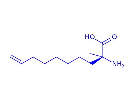 Molecular Structure of 1221256-52-5 ((S)- 2-(7'-octenyl) alanine)