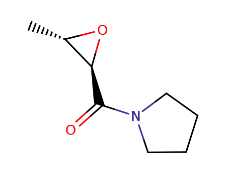 피롤리딘, 1-[(3-메틸옥시라닐)카르보닐]-, 트랜스-(9CI)