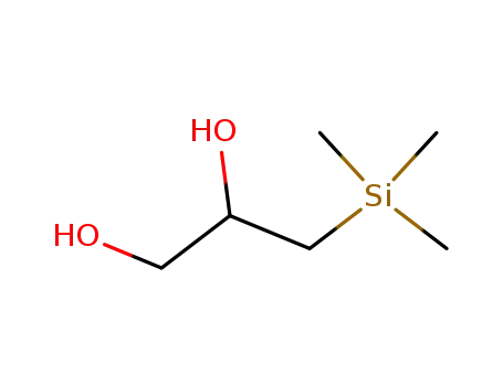 Molecular Structure of 119235-89-1 (3-(TRIMETHYLSILYL)-1,2-PROPANEDIOL)