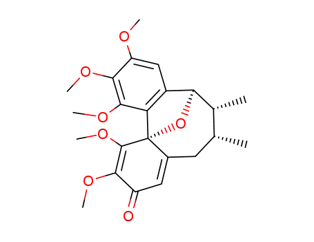 10H-5,12a-Epoxydibenzo[a,c]cycloocten-10-one,5,6,7,8-tetrahydro-1,2,3,11,12-pentamethoxy-6,7-dimethyl-, (5R,6R,7R,12aS)-(9CI)