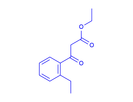 Molecular Structure of 1194825-75-6 (ETHYL (2-ETHYLBENZOYL)ACETATE)