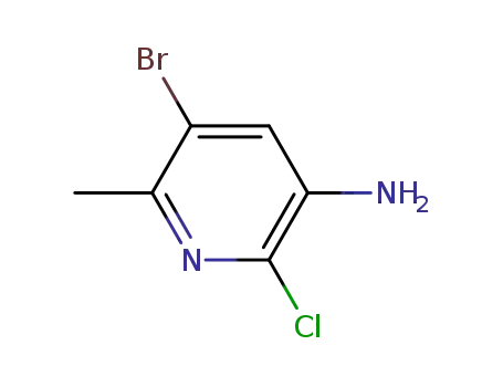 5-broMo-2-클로로-6-메틸피리딘-3-아민