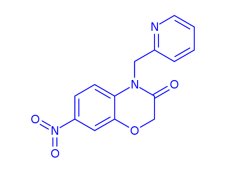 7-NITRO-4-(PYRIDINE-2-YLMETHYL)-1,4-BENZOXAZIN-3(4H)-ONE