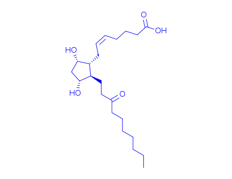 5-Heptenoic acid,7-[(1R,2R,3R,5S)-3,5-dihydroxy-2-(3-oxodecyl)cyclopentyl]-, (5Z)-