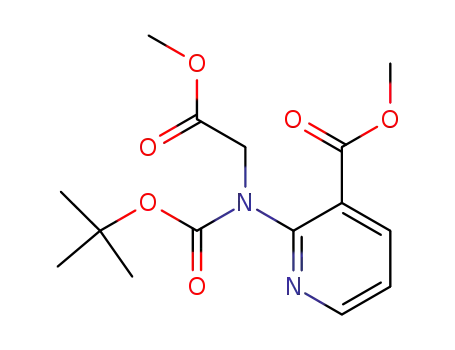 methyl 2-(tert-butoxycarbonyl(2-methoxy-2-oxoethyl)amino)nicotinate