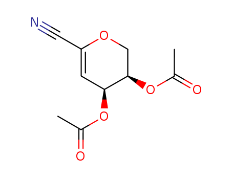 4,5-DI-O-ACETYL-2,6-ANHYDRO-3-DEOXY-D-ERYTHRO-HEX-2-ENONONITRILE