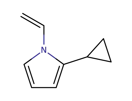 Molecular Structure of 119830-64-7 (1H-Pyrrole,2-cyclopropyl-1-ethenyl-(9CI))