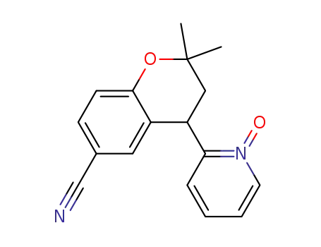 2,2-Dimethyl-4-(1-oxidopyridin-1-ium-2-yl)-3,4-dihydrochromene-6-carbonitrile