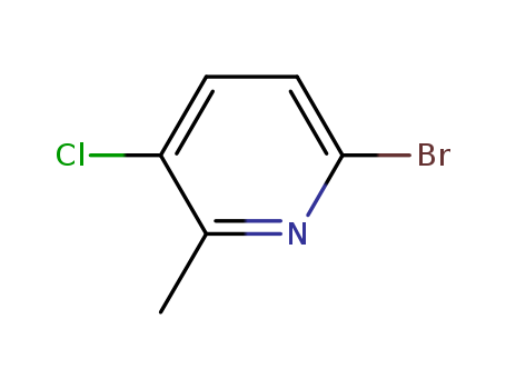 6-Bromo-3-chloro-2-methylpyridine