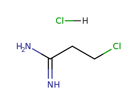 Propanimidamide,3-chloro-, hydrochloride (1:1)