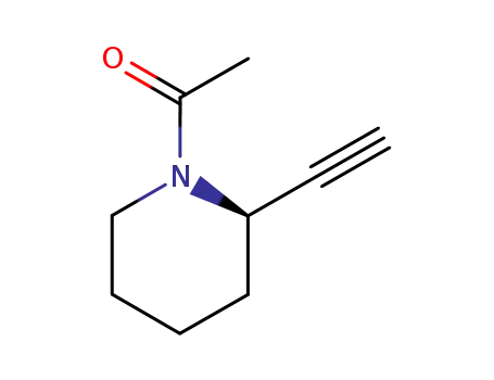 피페리딘, 1-아세틸-2-에티닐-, (R)-(9CI)
