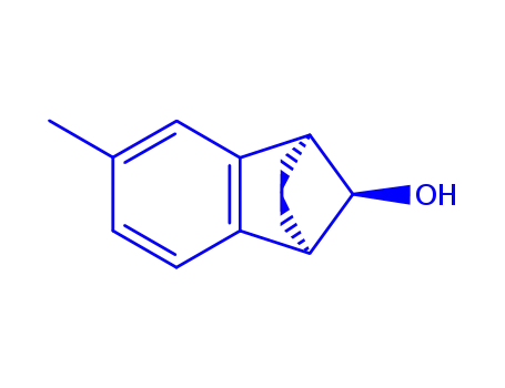 Molecular Structure of 1201-10-1 (6-methyl-1,2,3,4-tetrahydro-1,4-methanonaphthalen-9-ol)