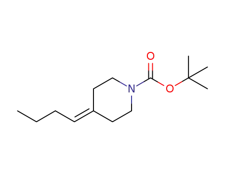 Molecular Structure of 1198287-32-9 (tert-Butyl 4-butylidenepiperidin-1-carboxylate)