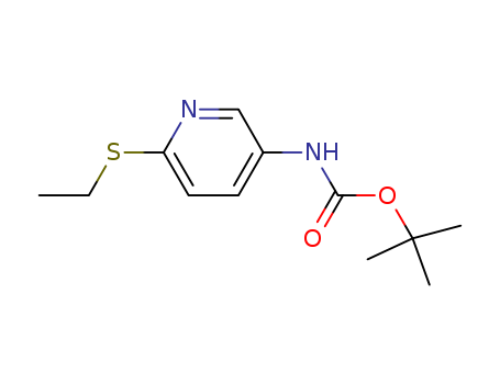 tert-butyl N-(6-ethylsulfanylpyridin-3-yl)carbamate