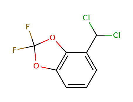 Molecular Structure of 149045-77-2 (4-dichloromethyl-2,2-difluorobenzo[1,3]dioxole)