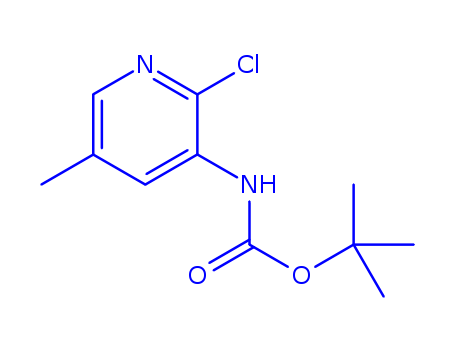 tert-Butyl 2-chloro-5-methylpyridin-3-ylcarbamate