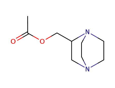 1,4-Diazabicyclo[2.2.2]octane-2-methanol,acetate(ester)(9CI)