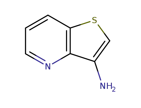 Molecular Structure of 120208-33-5 (Thieno[3,2-b]pyridine, 3-amino- (6CI))