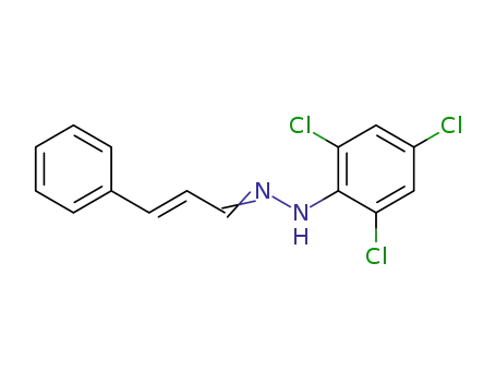 Molecular Structure of 15254-14-5 (<i>trans</i>-cinnamaldehyde-(2.4.6-trichloro-phenylhydrazone))