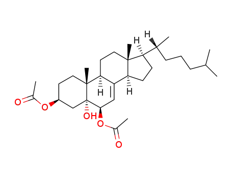 5-hydroxy-5α-cholest-7-en-3β,6β-diol 3,6-diacetate