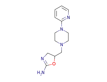 Molecular Structure of 120182-07-2 (5-{[4-(pyridin-2-yl)piperazin-1-yl]methyl}-4,5-dihydro-1,3-oxazol-2-amine)