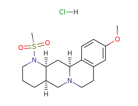 Molecular Structure of 119942-75-5 ((8aR,12aS,13aS)-3-methoxy-12-(methylsulfonyl)-5,8,8a,9,10,11,12,12a,13,13a-decahydro-6H-isoquino[2,1-g][1,6]naphthyridine hydrochloride (1:1))