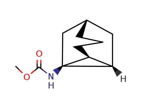 Molecular Structure of 120263-71-0 (Carbamic acid, tricyclo[4.2.1.02,8]non-1-yl-, methyl ester (9CI))