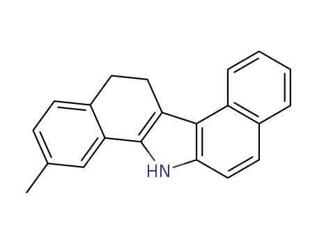 9-methyl-12,13-dihydro-7<i>H</i>-dibenzo[<i>a,g</i>]carbazole