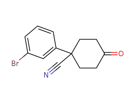 1-(3-BroMophenyl)-4-oxocyclohexanecarbonitrile