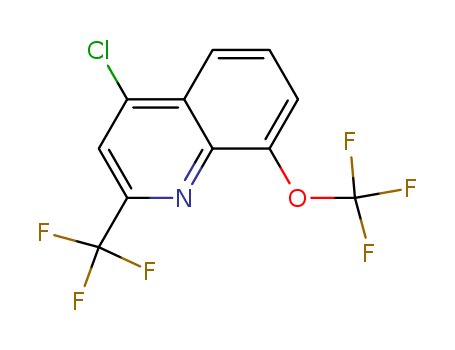 4-CHLORO-8-(TRIFLUOROMETHOXY)-2-(TRIFLUOROMETHYL)QUINOLINECAS