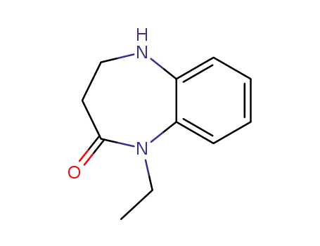 Molecular Structure of 120337-33-9 (1-ethyl-1,3,4,5-tetrahydro-2H-1,5-benzodiazepin-2-one)