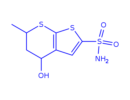 4H-Thieno[2,3-b]thiopyran-2-sulfonamide,5,6-dihydro-4-hydroxy-6-methyl-