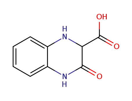 Molecular Structure of 1204-74-6 (3-oxo-1,2,3,4-tetrahydroquinoxaline-2-carboxylic acid)