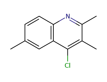 Molecular Structure of 1203-71-0 (4-CHLORO-2,3,6-TRIMETHYLQUINOLINE)