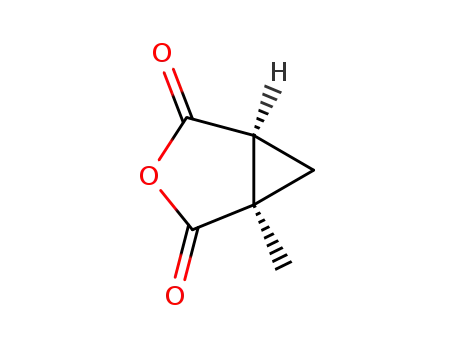 (+/-)-1-methyl-cyclopropane-1<i>r</i>,2<i>c</i>-dicarboxylic acid-anhydride