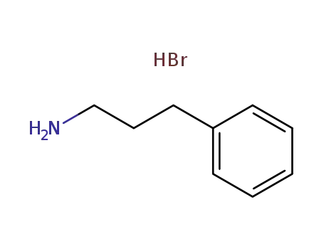 Molecular Structure of 120375-53-3 (3-phenyl-1-propylammonium bromide)