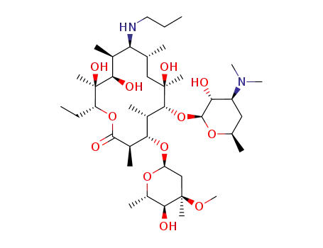 Molecular Structure of 119904-03-9 (9-N-(1-propyl)erythromyclamine)