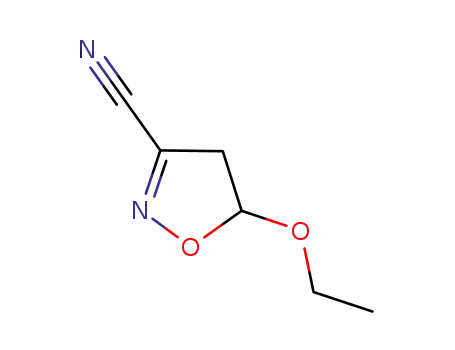 3-Isoxazolecarbonitrile, 5-ethoxy-4,5-dihydro-