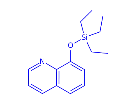 Molecular Structure of 120540-77-4 (Quinoline, 8-[(triethylsilyl)oxy]- (9CI))