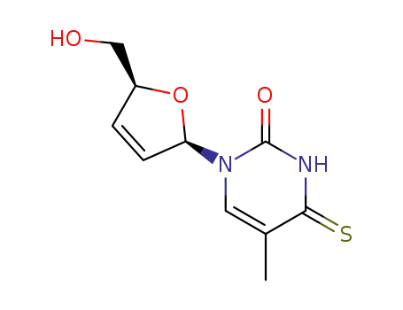 2',3'-Didehydro-3'-deoxy-4-thiothymidine