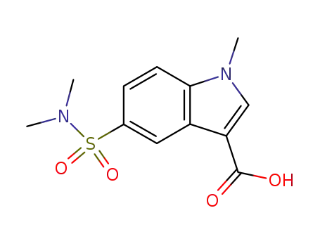 1H-Indole-3-carboxylic acid, 5-((dimethylamino)sulfonyl)-1-methyl-