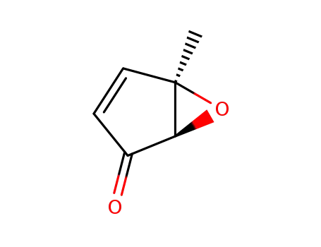 Molecular Structure of 120930-39-4 (6-Oxabicyclo[3.1.0]hex-3-en-2-one,  5-methyl-)