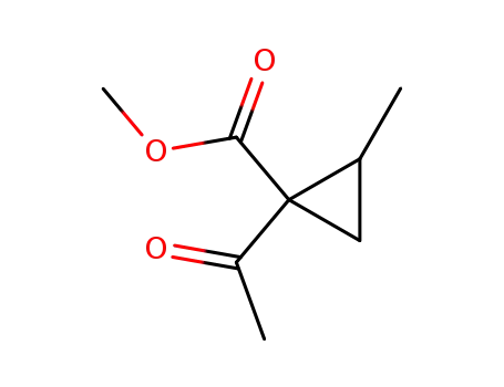 Cyclopropanecarboxylic acid, 1-acetyl-2-methyl-, methyl ester, cis- (9CI)