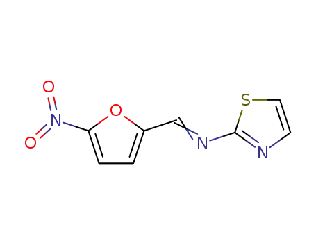 (E)-1-(5-nitrofuran-2-yl)-N-(1,3-thiazol-2-yl)methanimine
