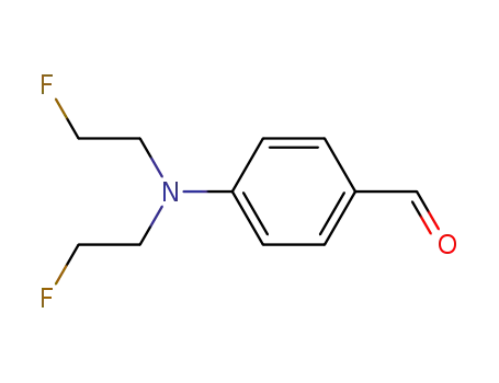 Molecular Structure of 1208-04-4 (4-[bis(2-fluoroethyl)amino]benzaldehyde)